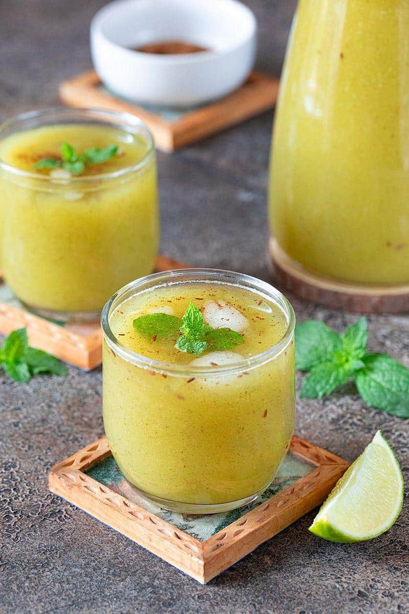 What Are the Best Summer Food Items to Stay Cool? 10 Aam panna made from raw mango with mint and spices a tangy and refreshing summer drink