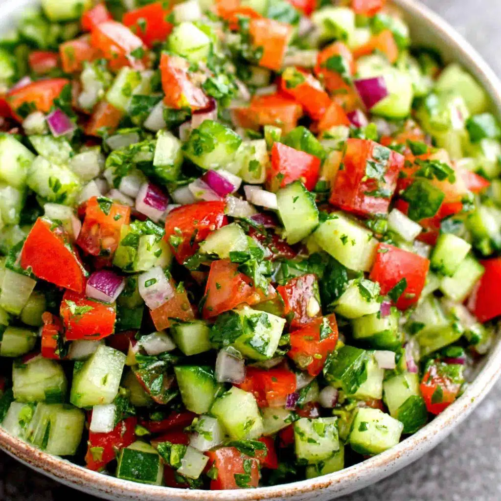 What Are Easy Summer Veggie Recipes for Light Meals? 11 Kachumber salad with chopped cucumber tomato and onion