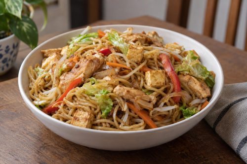 Chicken Fried Noodles 5 Homemade Chicken Fried Noodles, ready to serve