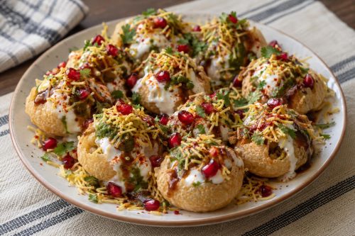 Dahi Batata Puri 5 Homemade Dahi Batata Puri, ready to serve