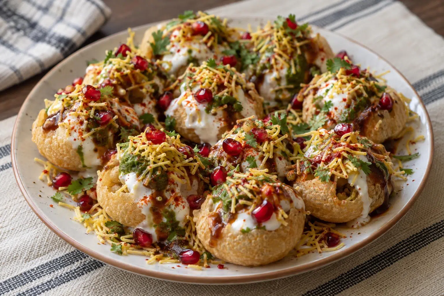 Dahi Batata Puri Recipe | Quick Chaat at Home | Awesome Cuisine