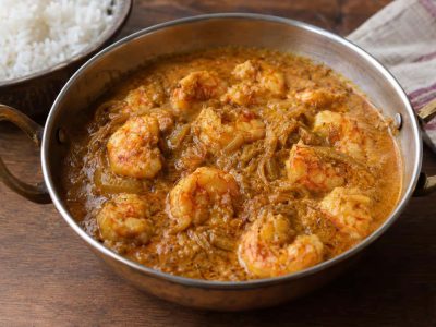 Prawns in Spicy Coconut Sauce