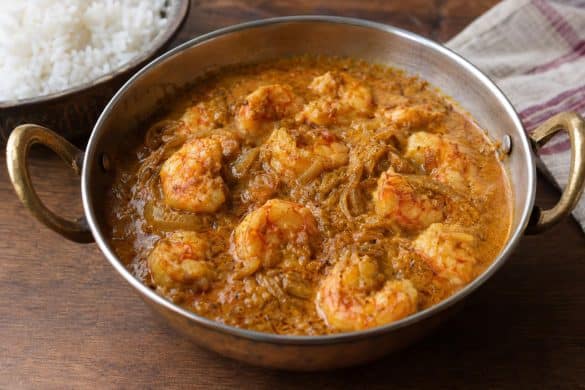 Prawns in Spicy Coconut Sauce