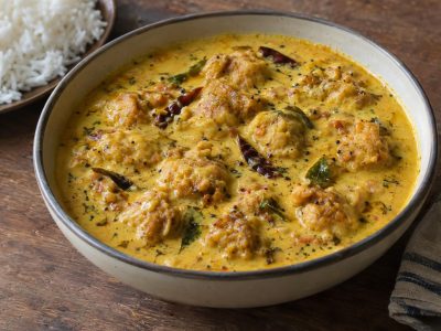 Punjabi Kadi with Pakora