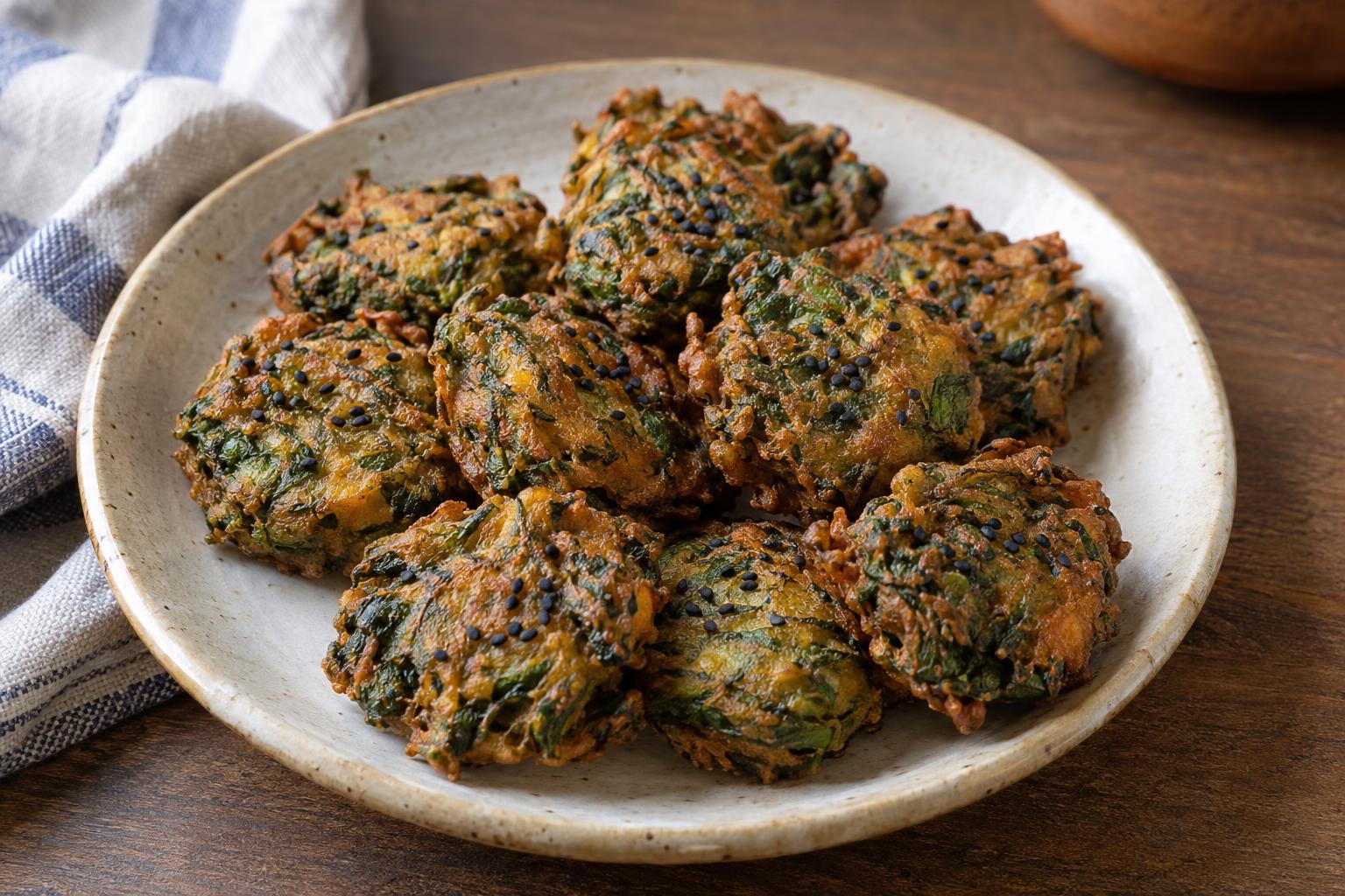 Spinach Bhajia Recipe | Crispy & Easy | Awesome Cuisine