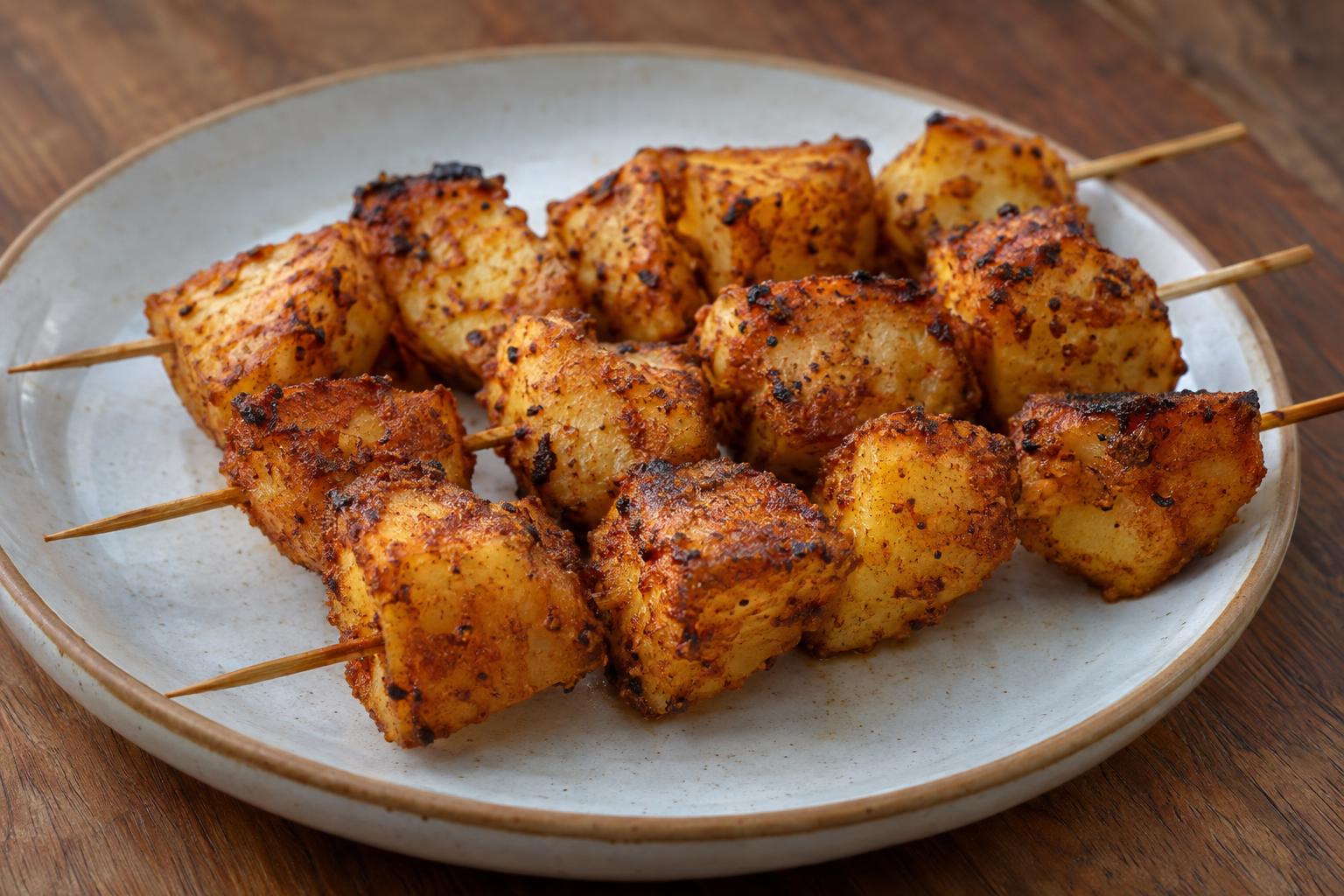 Tandoori Aloo Tikka Recipe | Crispy & Spiced | Awesome Cuisine