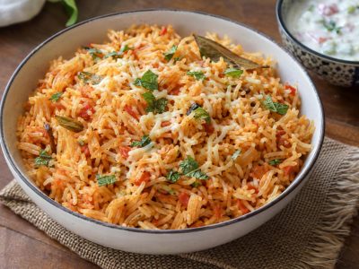 Tomato Cheese Pulao