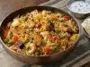 Homemade Vegetable Biryani, ready to serve