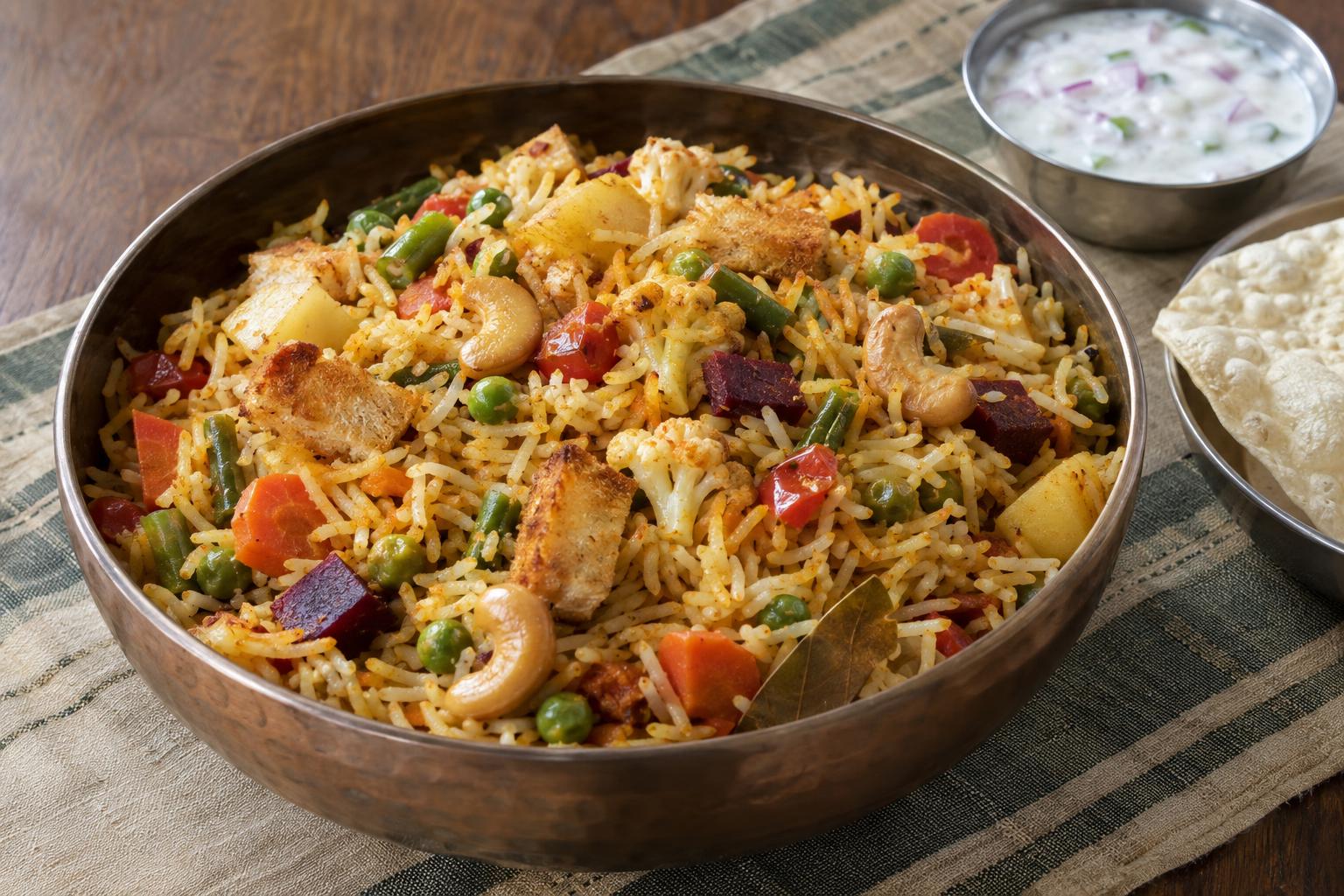 Vegetable Biryani Recipe | Easy & Flavourful | Awesome Cuisine