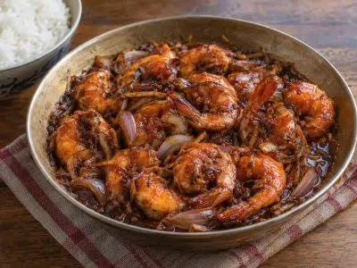 Assam Spicy Shrimp