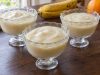 Homemade Banana Mousse, ready to serve