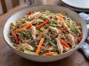 Buckwheat Noodle Salad with Chicken and Ginger 6 Homemade Buckwheat Noodle Salad with Chicken and Ginger, ready to serve