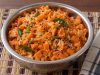 Homemade Carrot Poriyal, ready to serve