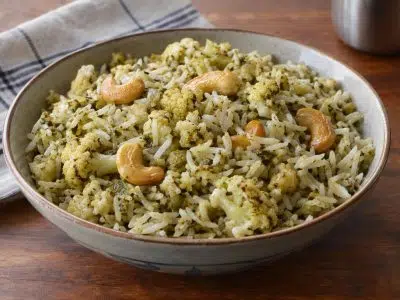 Cauliflower Mint Rice