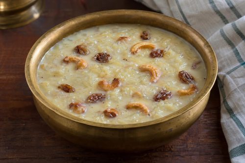 Homemade Chow Chow Payasam, ready to serve