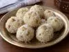 Homemade Coconut Laddu, ready to serve