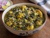 Homemade Gobi Palak, ready to serve