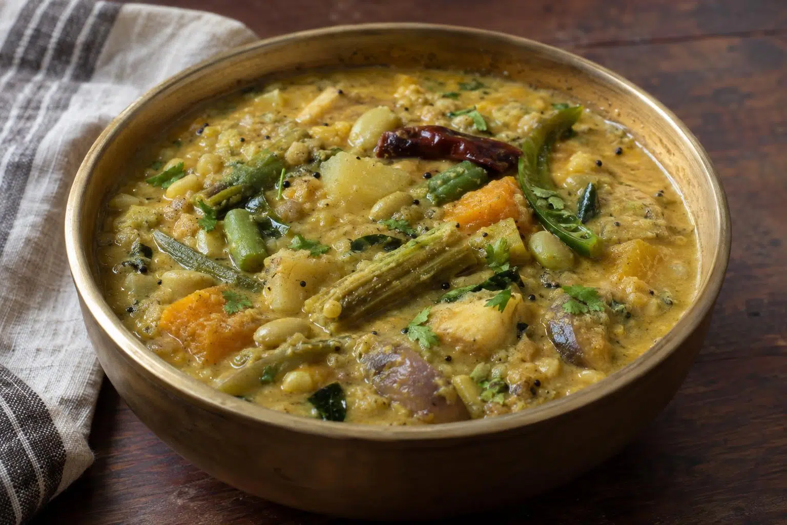 Mixed Vegetable Kootu Recipe | Easy South Indian | Awesome Cuisine