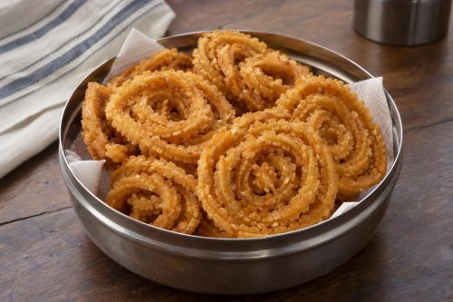 Mullu Murukku (Muthusaram) 5 Homemade Mullu Murukku, ready to serve