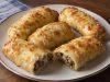 Homemade Mushroom Roll, ready to serve