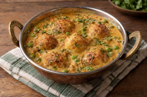 Paneer Pistachio Kofta 5 Homemade Paneer Pistachio Kofta, ready to serve