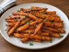 Homemade Sweet and Spicy Sweet Potato Fries, ready to serve