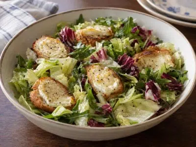 Warm Goat Cheese Salad